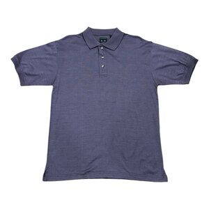 DLX Golf Polo Shirt Double Mercerized Purple Size M